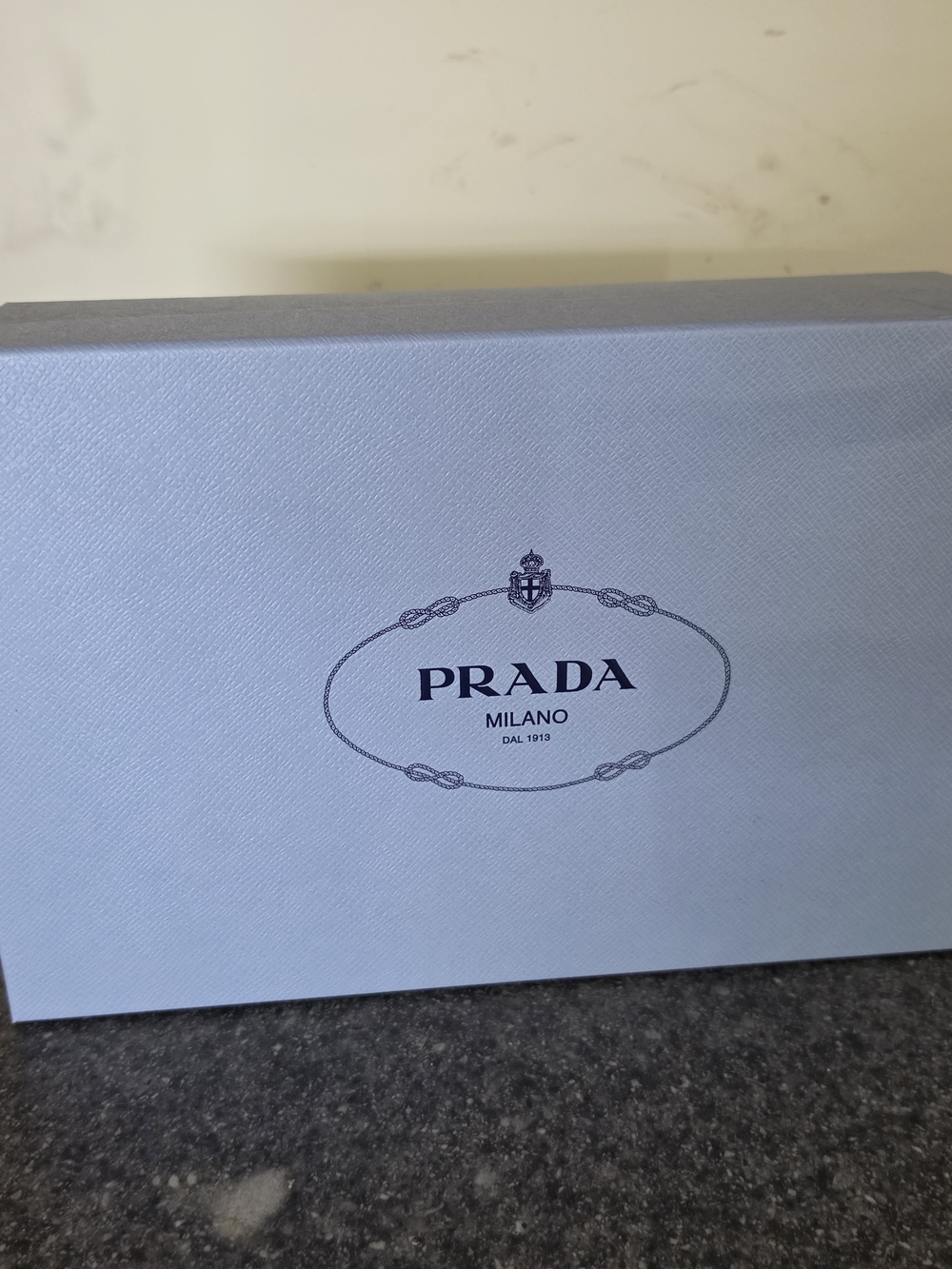 Prada Milano Light Blue Accessories Box